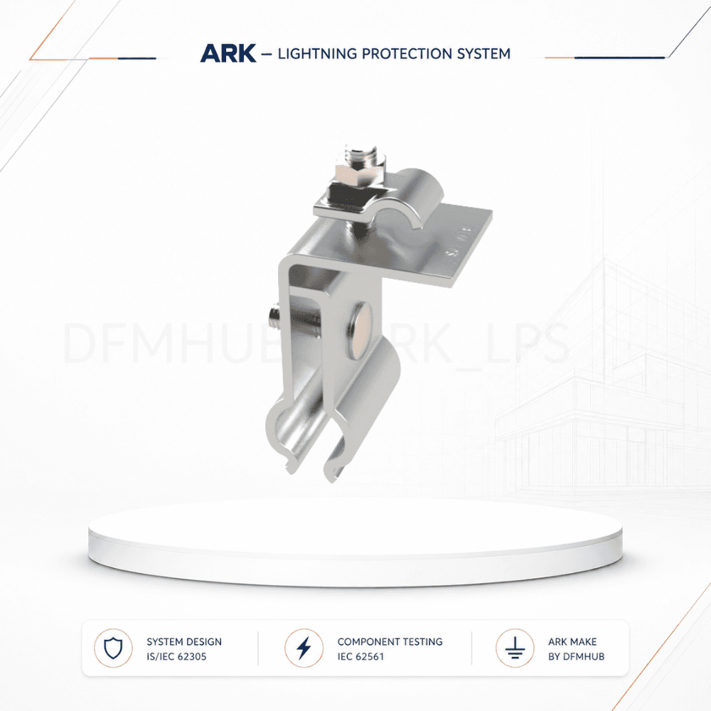 Standing Seam Roof Conductor Holder Clamp