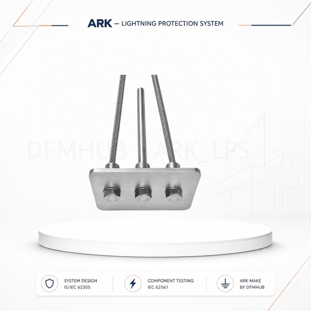 Earthing Stud with 1000mm Pre-welded Stainless-Steel Tail