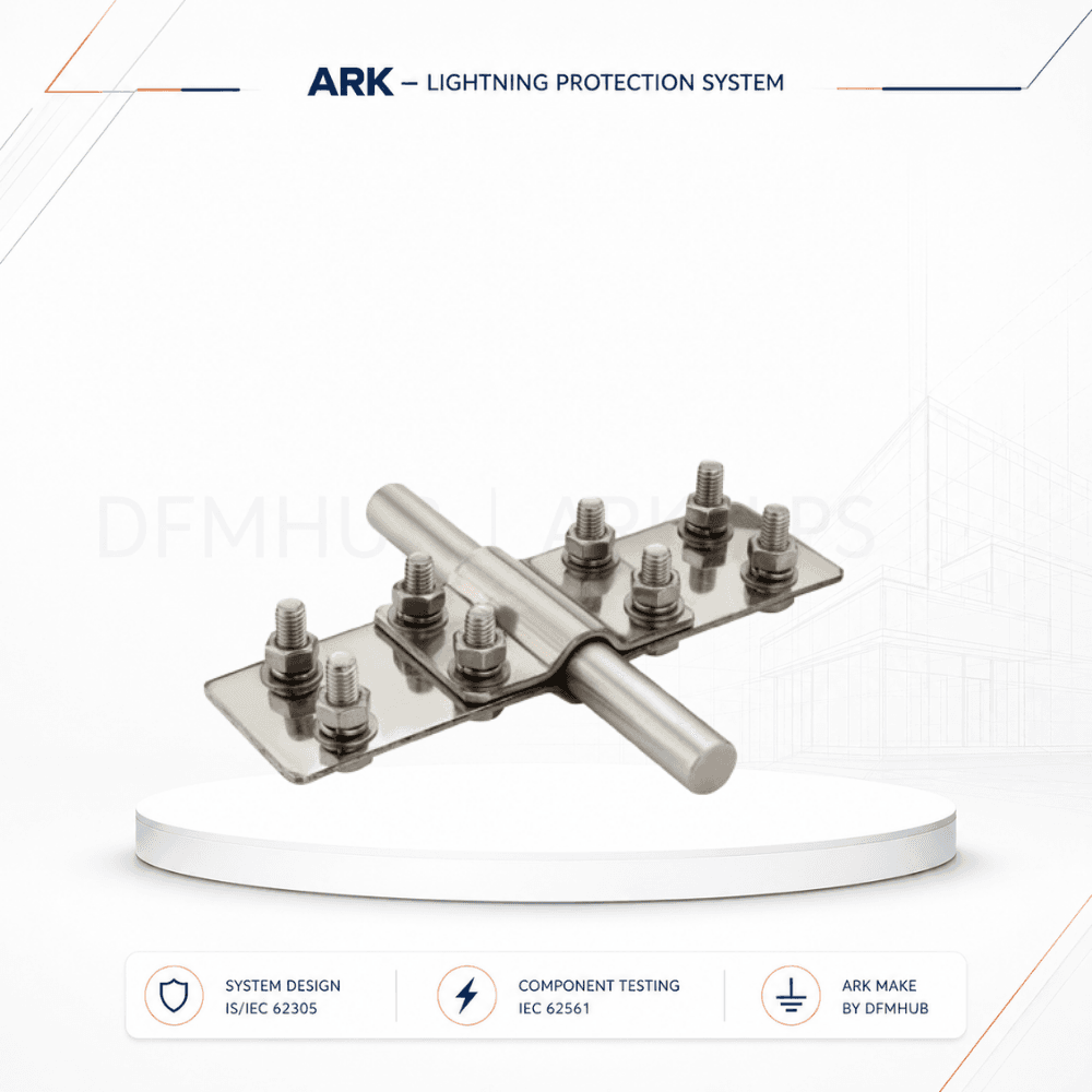 Universal Earth Rod Clamp for 17.2mm Copper-Bonded Rod